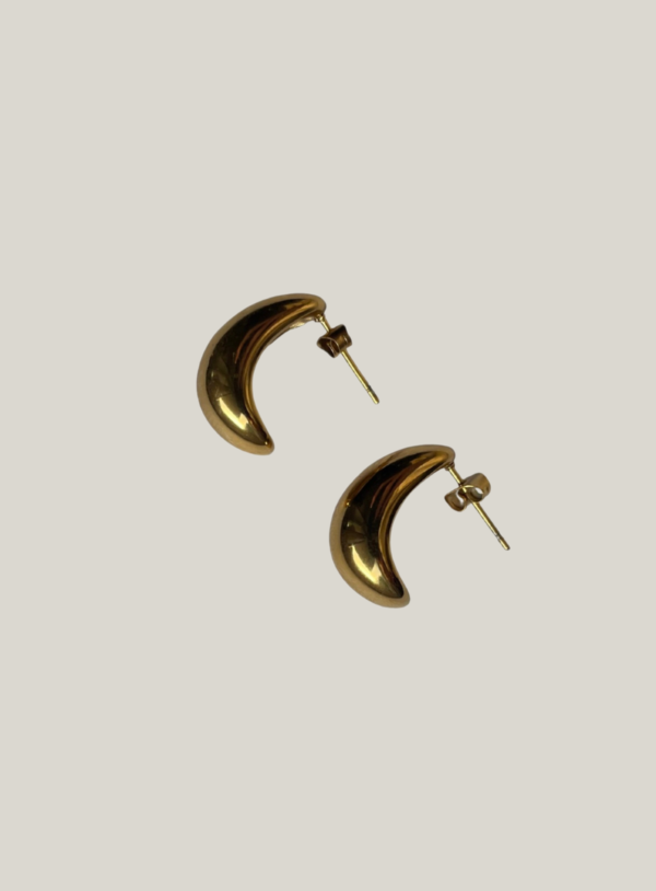 Eclat earrings gold - oorbellen in druppel vorm voor vrouwen